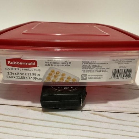 Rubbermaid Kitchen Rubbermaid Deviled Egg Keeper Tray Container